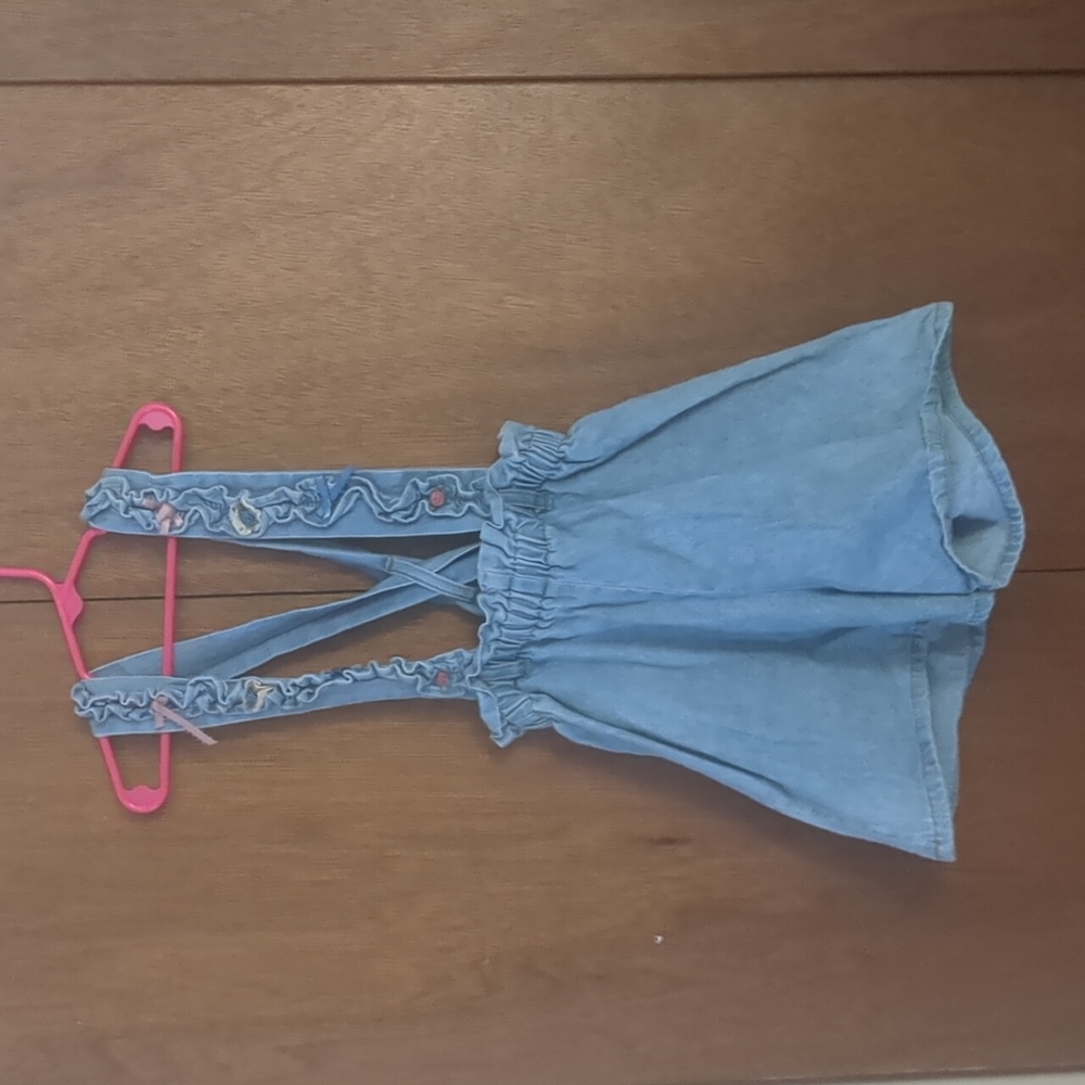 Vintage denim overalls